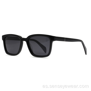 Mujeres personalizadas Logo UV400 Eco Acetate Polarized Sunglasses